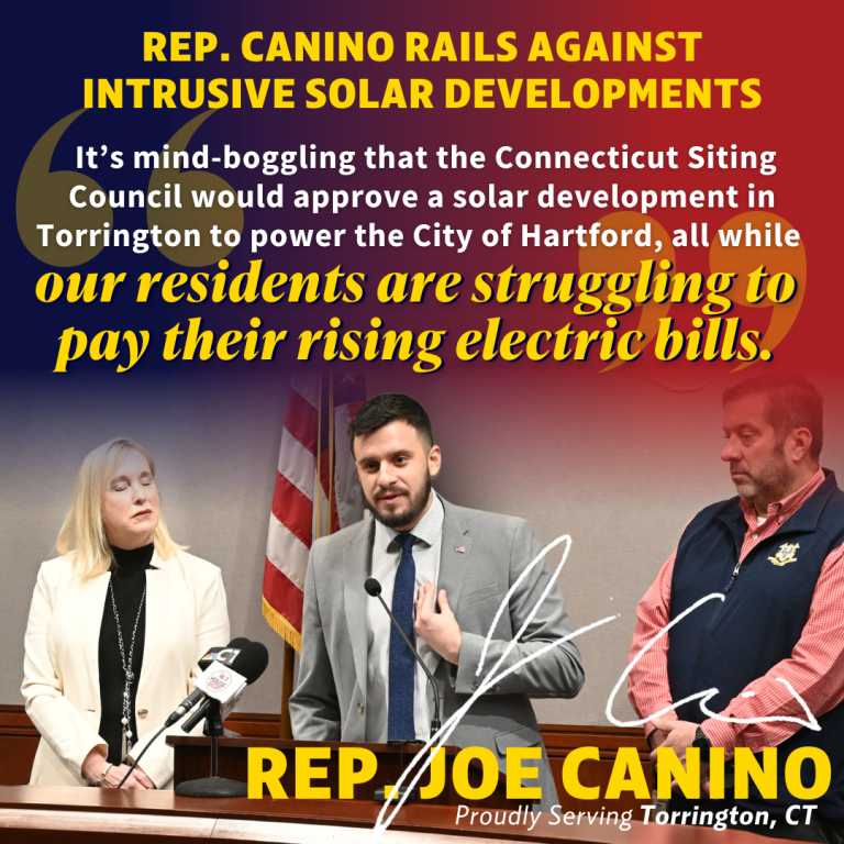 Canino Fights for Local Interests Amidst Solar Development Approval