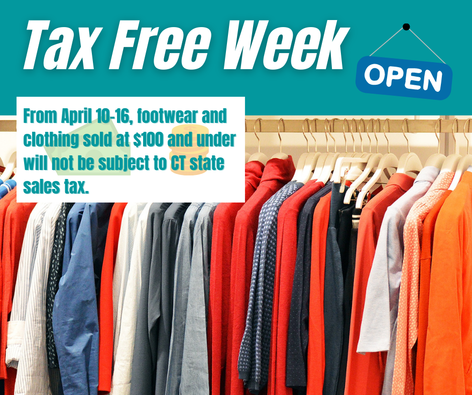 Tax Free Week, April 1016