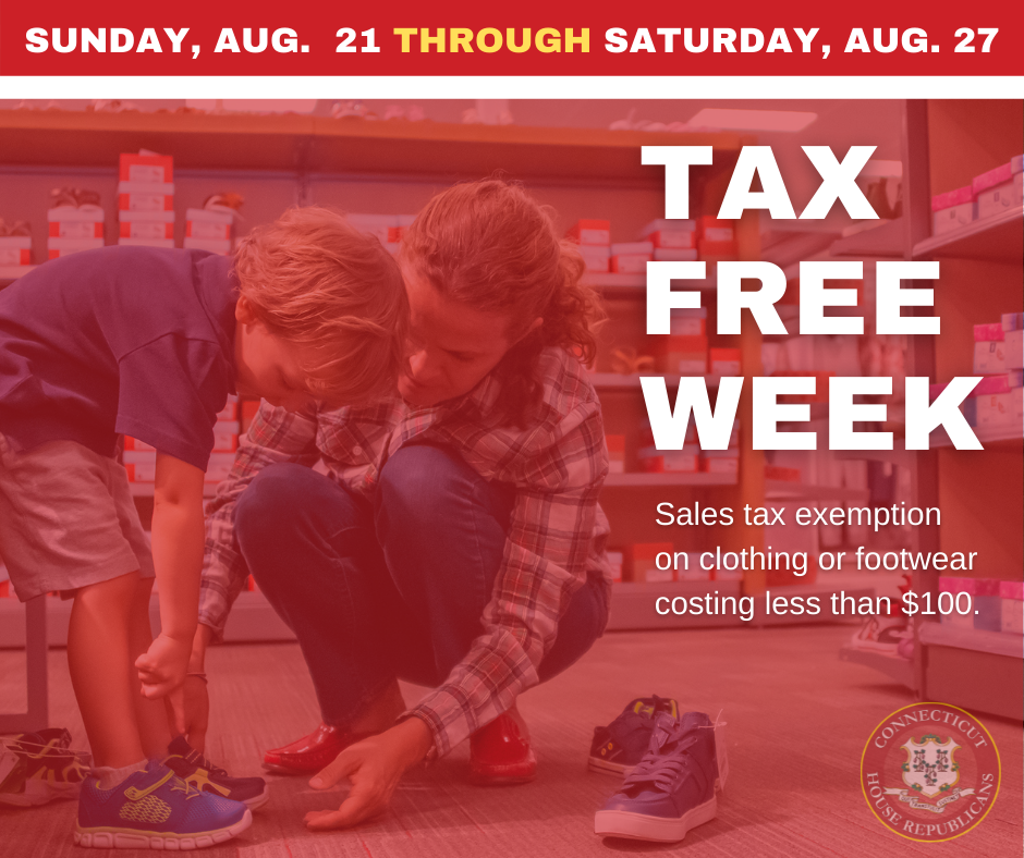 2022 Connecticut Sales Tax Free Week