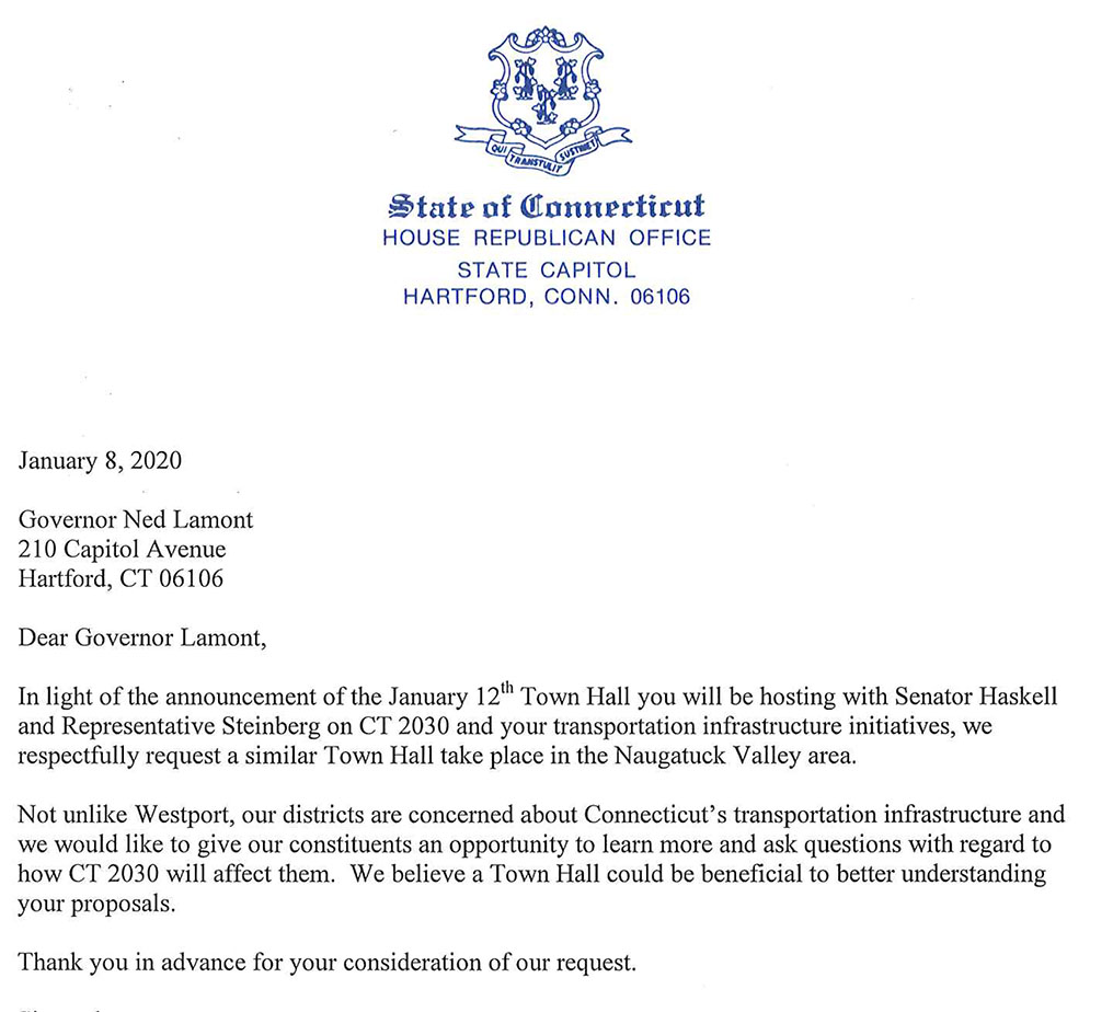 Letter Requesting A Meeting With A Government Official from www.cthousegop.com