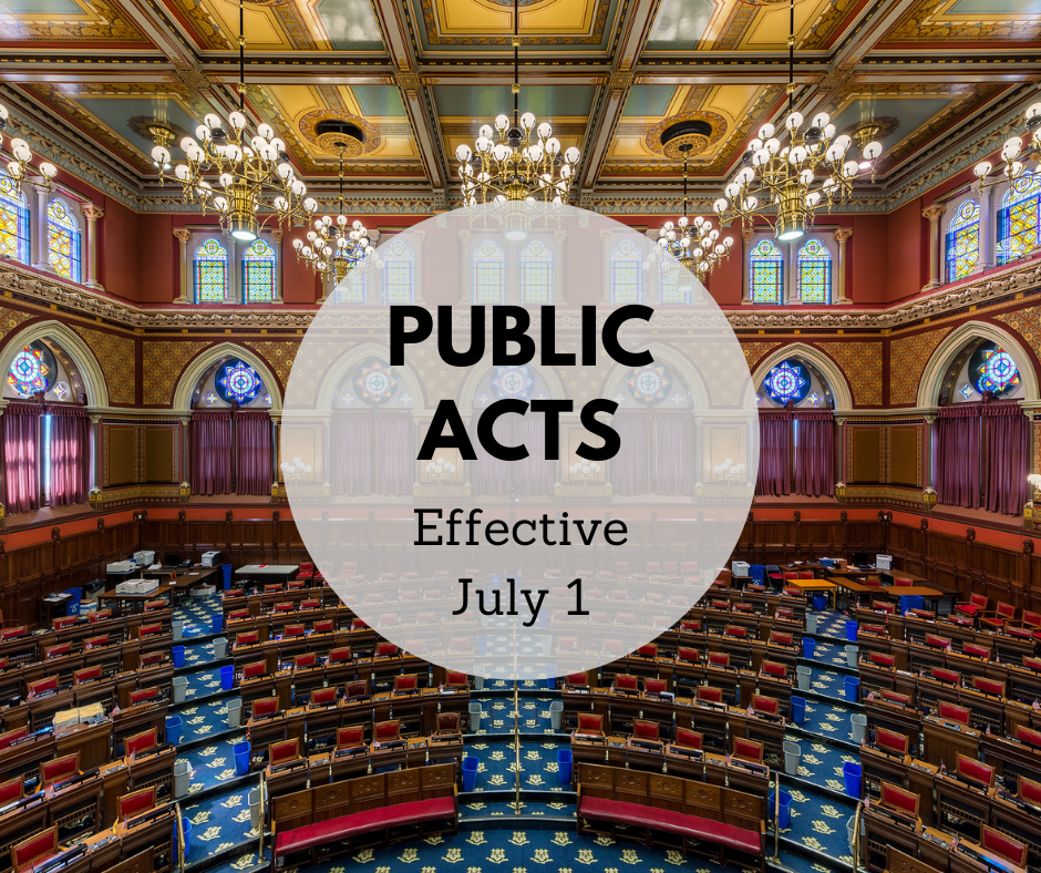 New Laws Effective July 1st