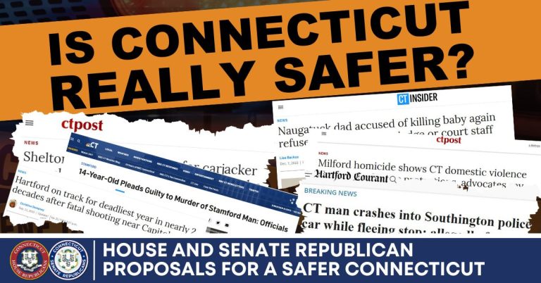 Republicans Outline Proposals to Make Connecticut Safer
